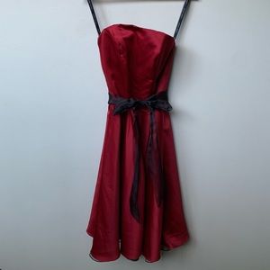 Alfred Angelo Red Dress Wedding Prom Bridesmaid